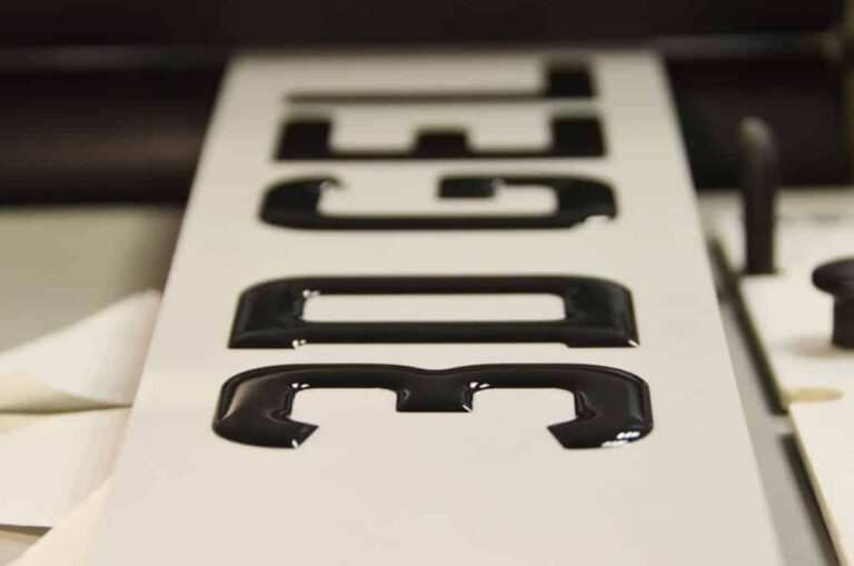 3D Gel Number Plates