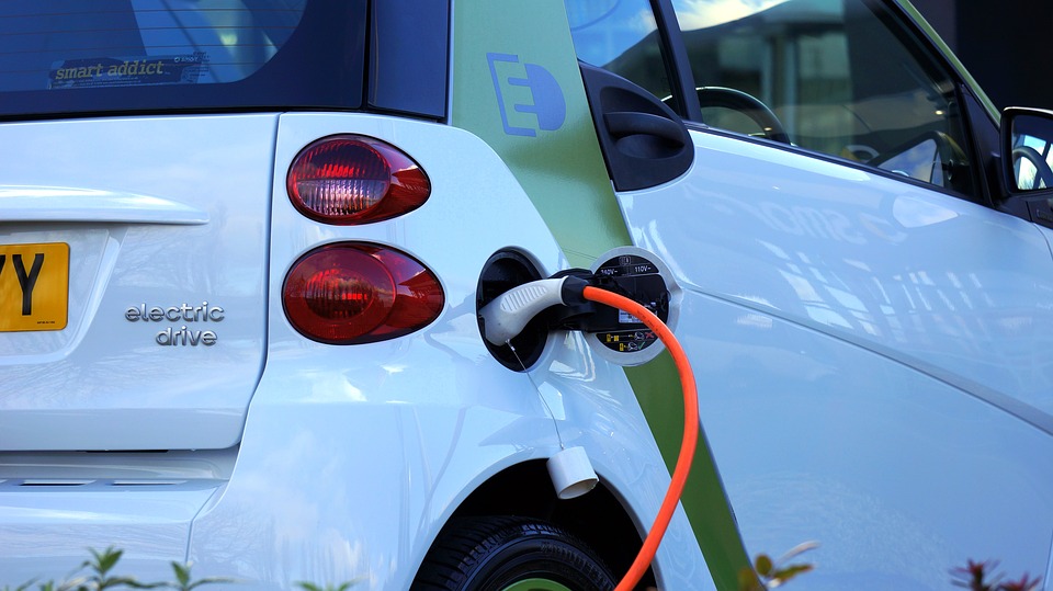 Electric Car on Charge